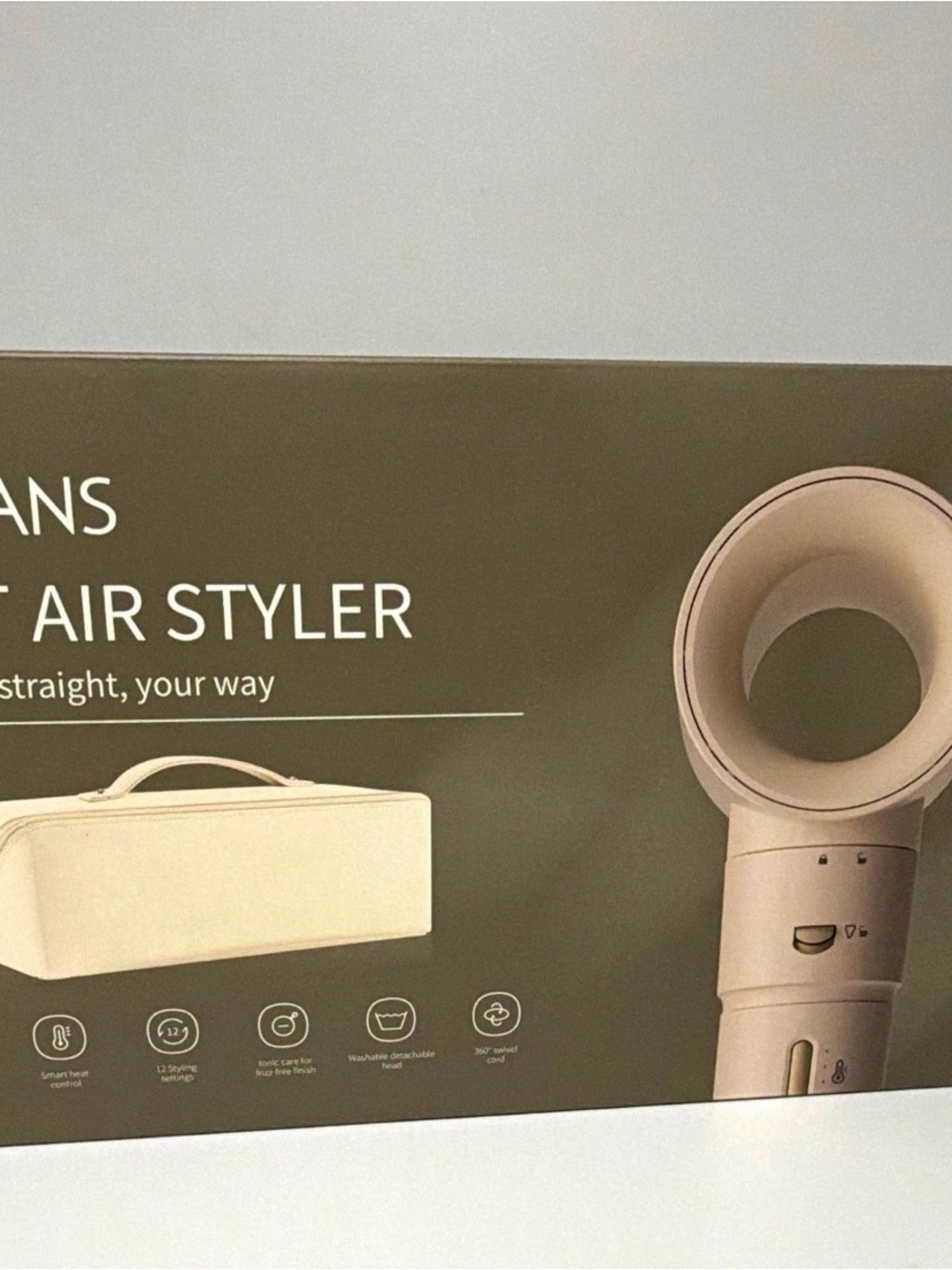 Lofans 5 in 1 Air Styler Hair Dryer & Volumizer - Pink